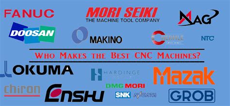 cnc machine company list|cnc machine brand names.